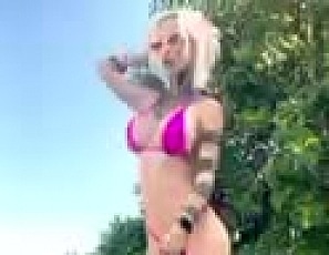 Purple-Bikini-video